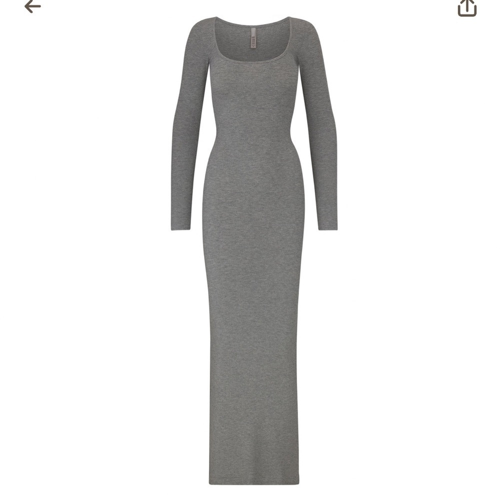 Skims soft lounge long sleeve dress